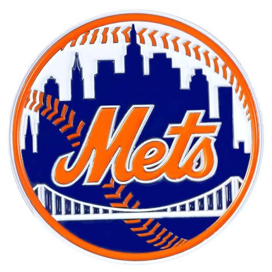 New York Mets 3D Color Metal Emblem - New York Mets