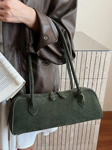 Solid Color Shoulder Bag - Trendsi - Flyclothing LLC