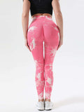 Tie-Dye High Waist Active Leggings - Trendsi - Flyclothing LLC