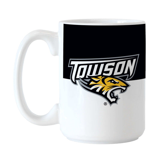 Towson 15oz Colorblock Sublimated Mug - Logo Brands - Flyclothing LLC