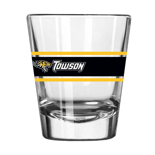 Towson 2oz Stripe Shot Glass - Logo Brands - Flyclothing LLC