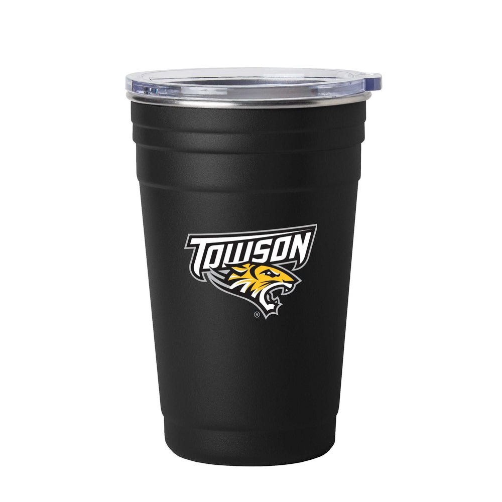 Towson White 22oz Flipside Stainless Cup - Logo Brands - Flyclothing LLC