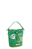 Nicole Lee USA Color Patch Bucket Bag - Trendsi - Flyclothing LLC