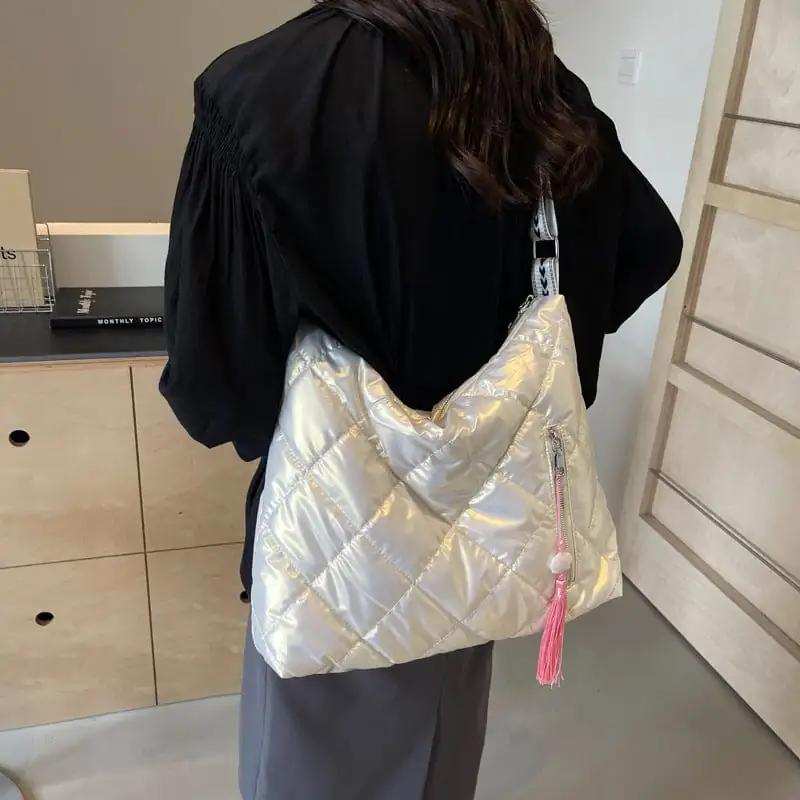 Quilted Nylon Travel Bag - Trendsi - Flyclothing LLC