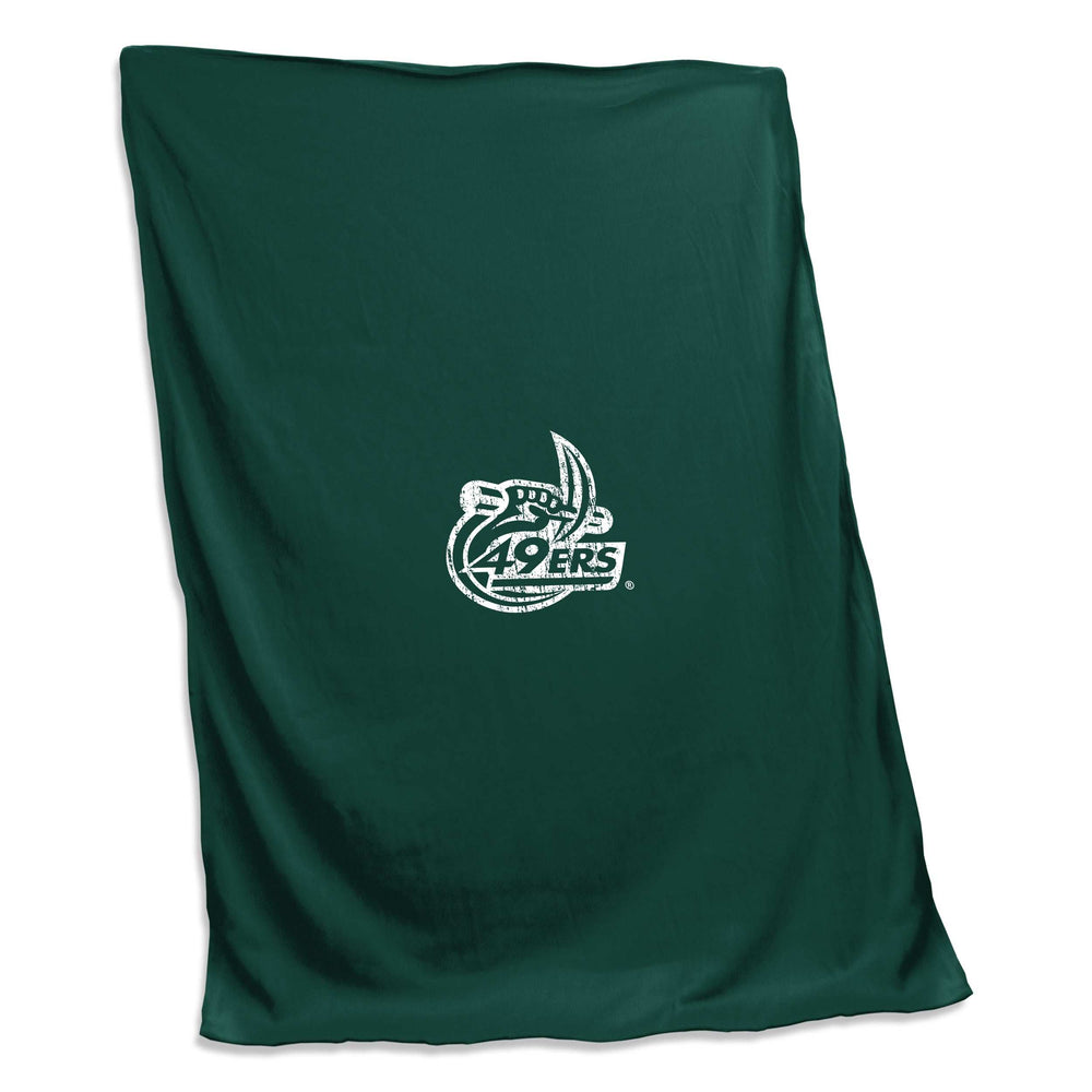 UNC Charlotte Sweatshirt Blanket (Screened) - Logo Brands - Flyclothing LLC