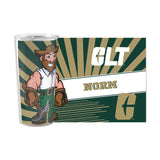 NC Charlotte 20oz Mascot Stainless Tumbler - Logo Brands - Flyclothing LLC