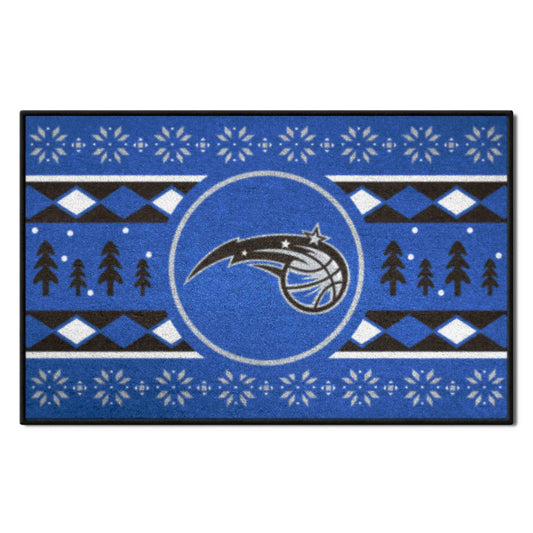 Orlando Magic Holiday Sweater Starter Mat Accent Rug - 19in. x 30in. - Orlando Magic