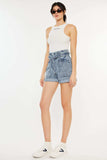 Kancan Ultra High Rise Paperbag Denim Shorts - Trendsi - Flyclothing LLC