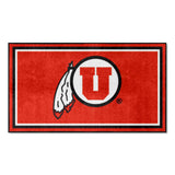 Utah Utes 3ft. x 5ft. Plush Area Rug - Utah
