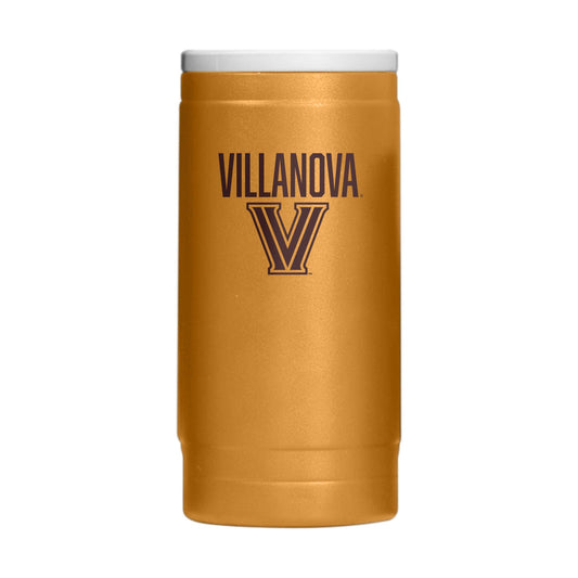 Villanova 12oz Oak Huddle Powdercoat SlimCan Coolie - Logo Brands - Flyclothing LLC