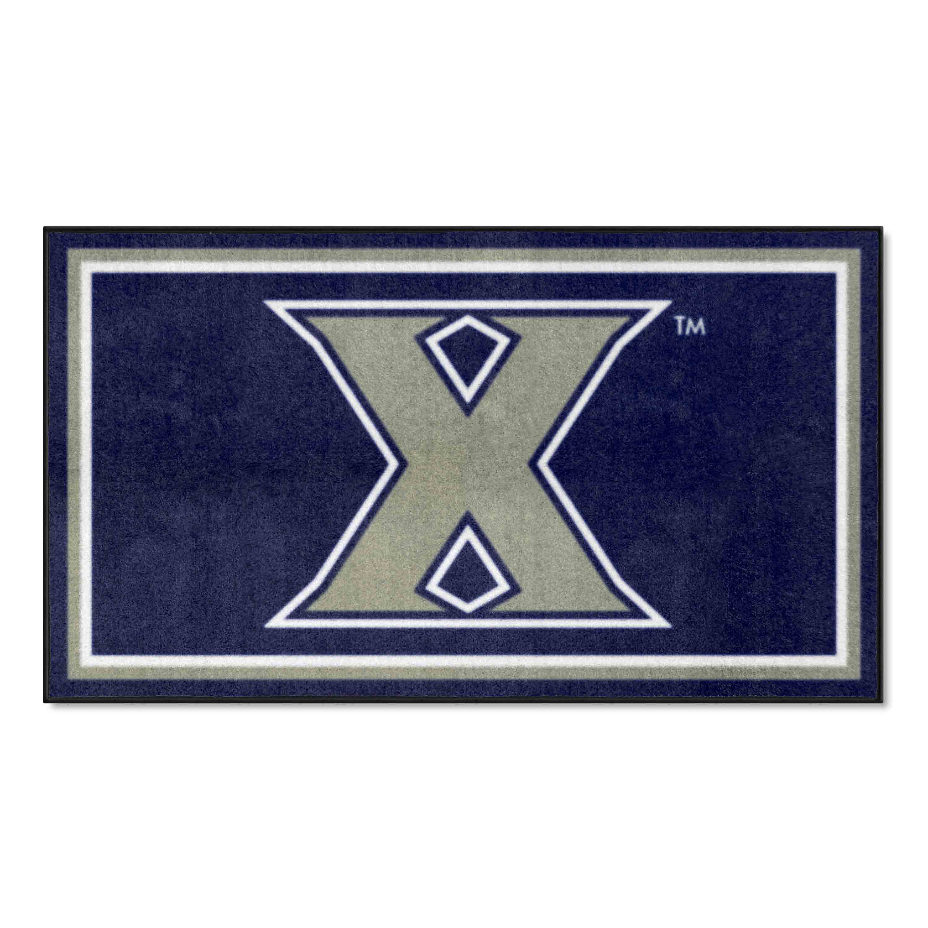 Xavier Musketeers 3ft. x 5ft. Plush Area Rug