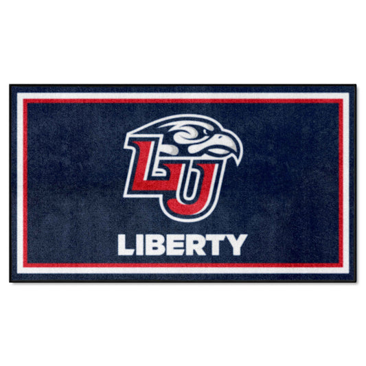 Liberty Flames 3ft. x 5ft. Plush Area Rug - Liberty