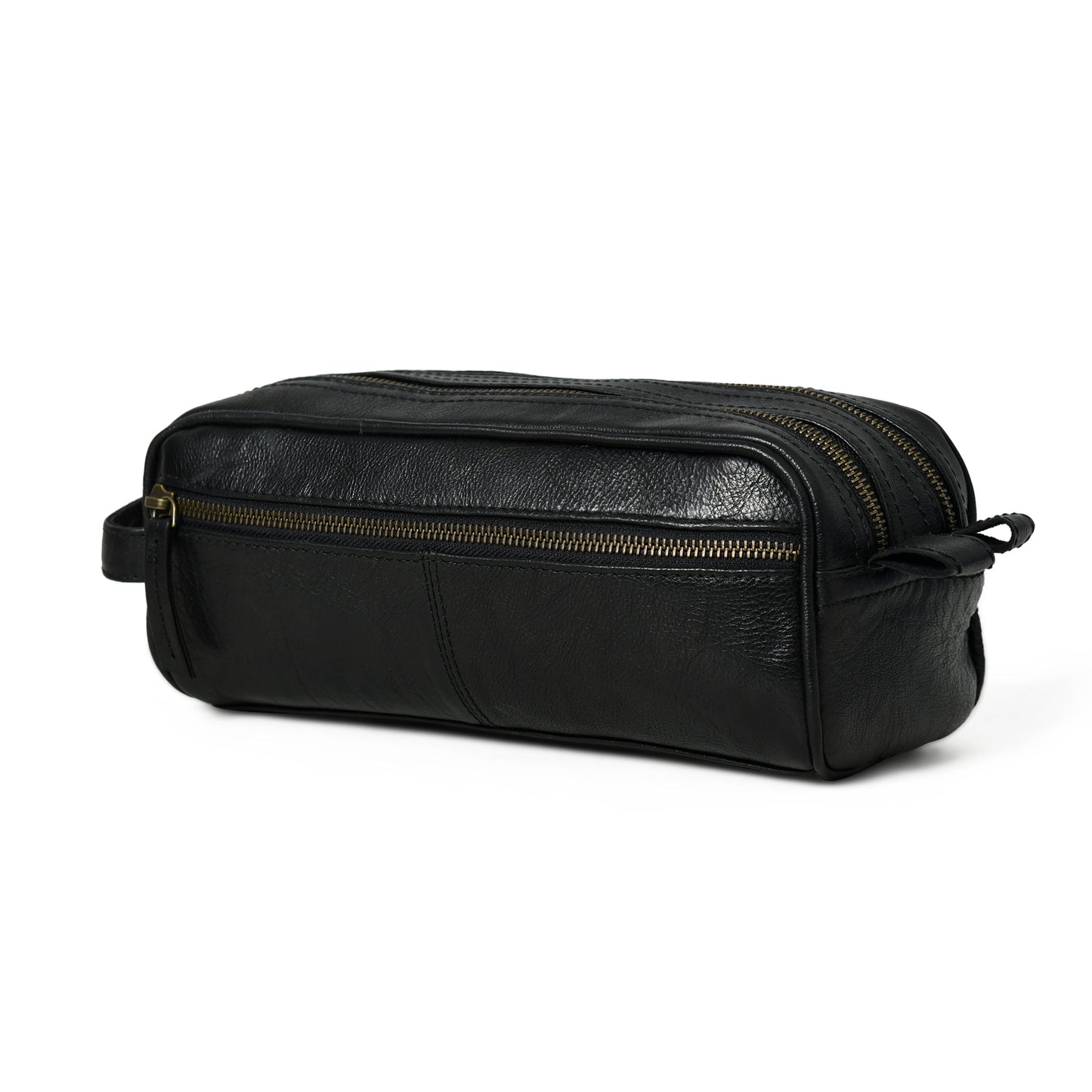 Midnight Deluxe Toiletry Bag-Twin Section - Classy Leather Bags - Flyclothing LLC