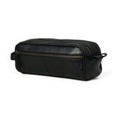 Midnight Deluxe Toiletry Bag-Twin Section - Classy Leather Bags - Flyclothing LLC