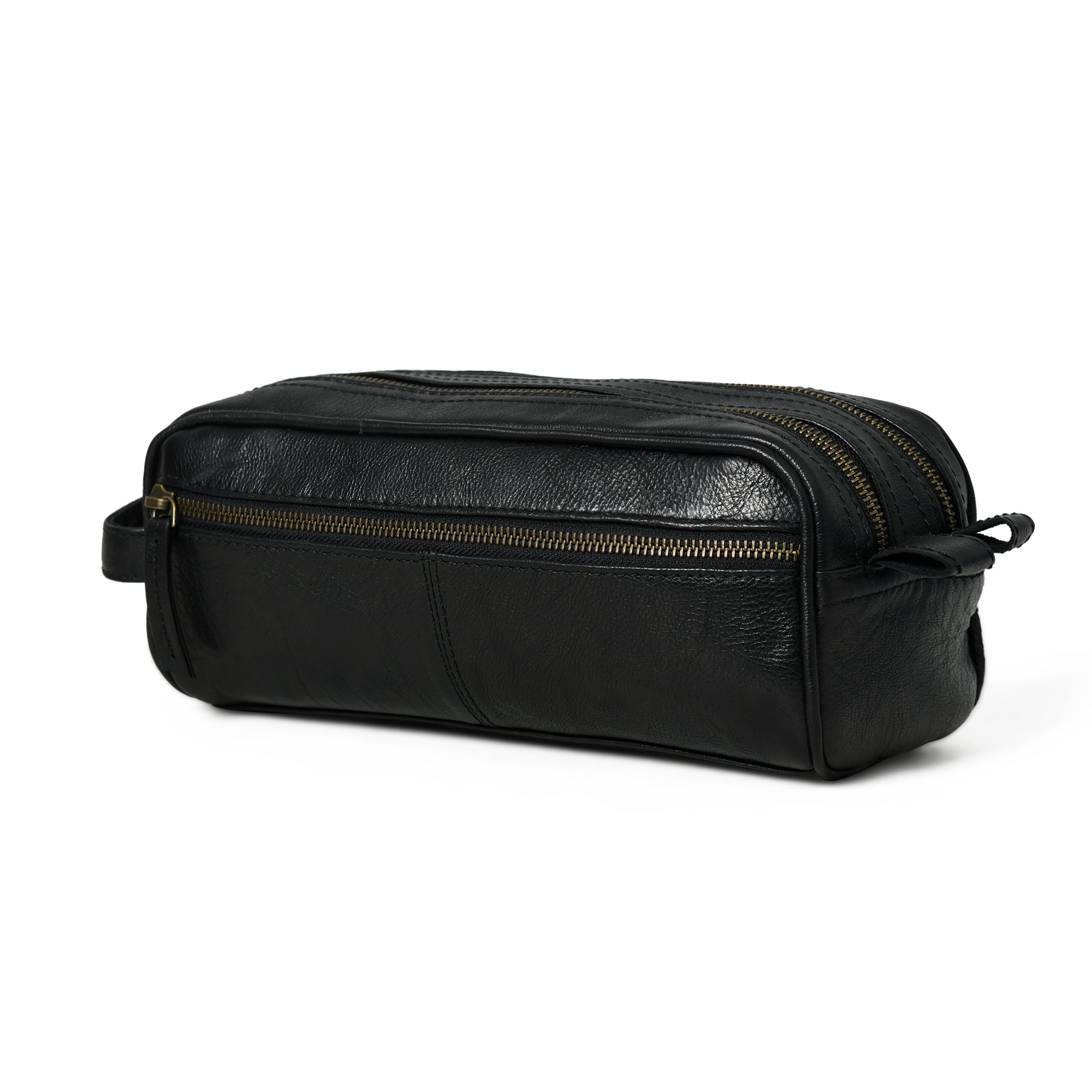 Midnight Deluxe Toiletry Bag-Twin Section - Classy Leather Bags - Flyclothing LLC