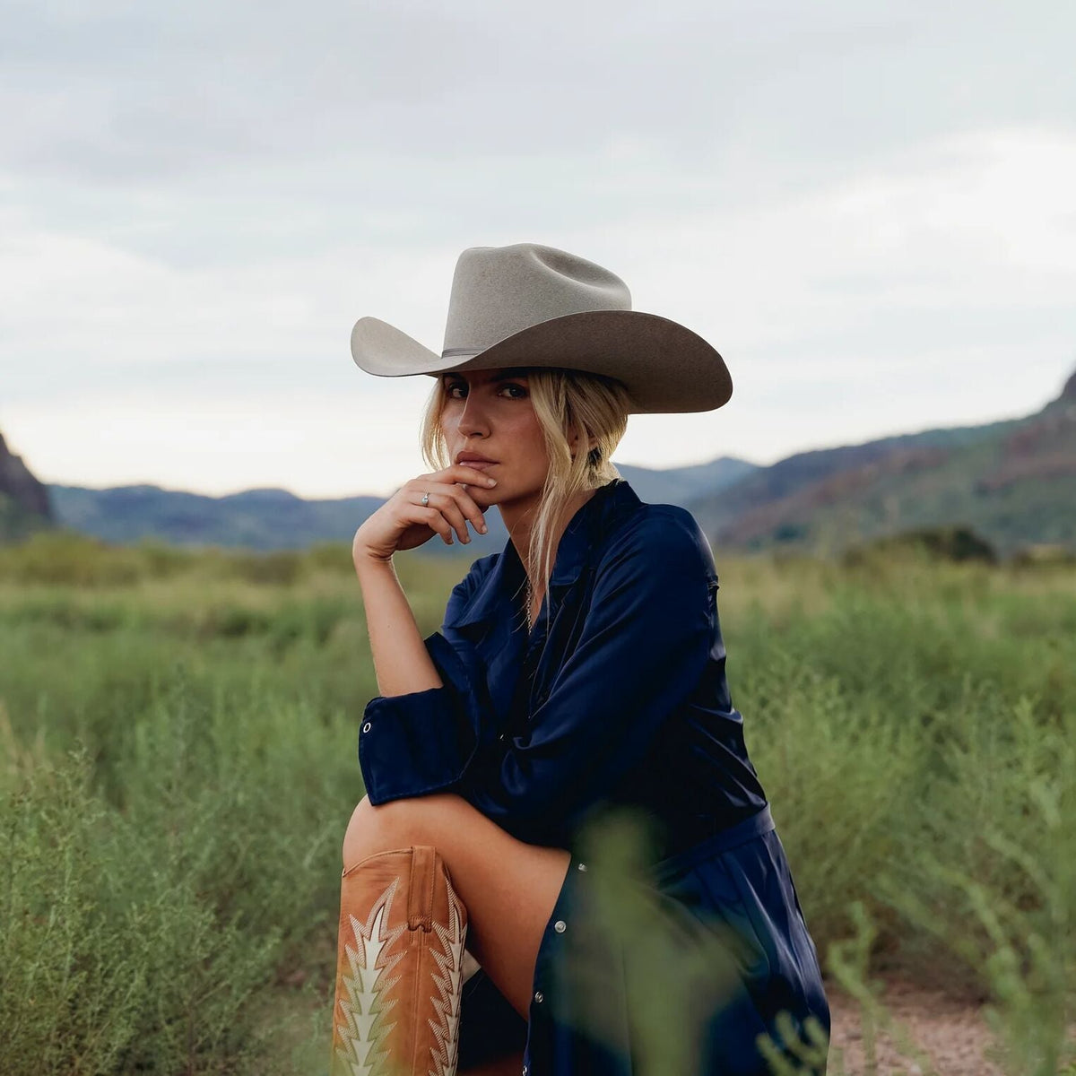 Stetson Satin Western Dress - Stetson - Flyclothing LLC