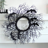 Halloween Simulation Decoration Wreath Black - My Store - Flyclothing LLC