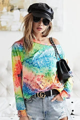 BiBi Tie Dye Soft Knit Jersey T-Shirt - Trendsi - Flyclothing LLC