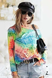 BiBi Tie Dye Soft Knit Jersey T-Shirt - Trendsi - Flyclothing LLC