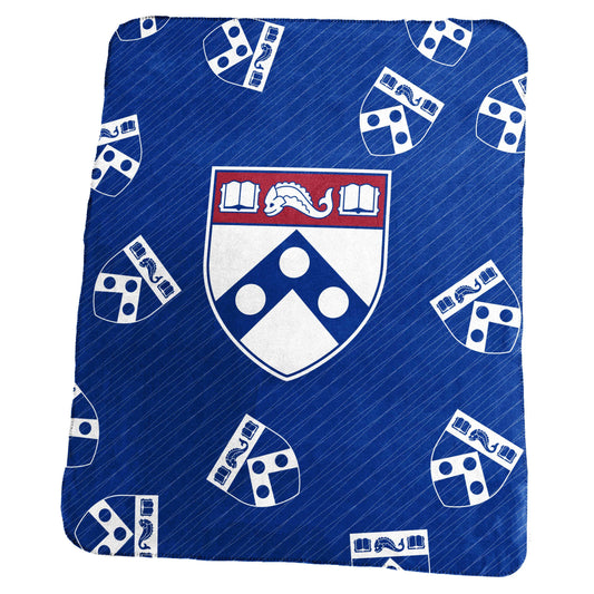 Penn Repeating Classic Fleece Throw - Logo Brands - Flyclothing LLC