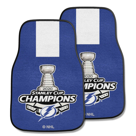 Pittsburgh Penguins Front Carpet Car Mat Set - 2 Pieces, 2018 NHL Stanley Cup Champions - Pittsburgh Penguins