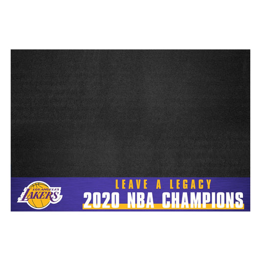 Los Angeles Lakers 2020 NBA Champions Vinyl Grill Mat - 26in. x 42in. - Los Angeles Lakers