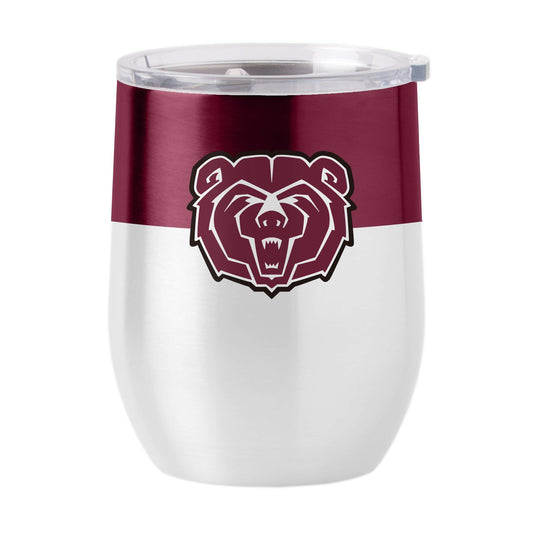 MO State 16oz Colorblock Stainless Curved Beverage - Logo Brands - Flyclothing LLC