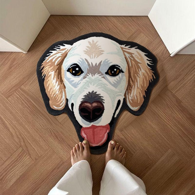 Thickened Cold-proof Floor Mats In Bow-shaped And Irregularly Shaped Imitation Cashmere Carpets