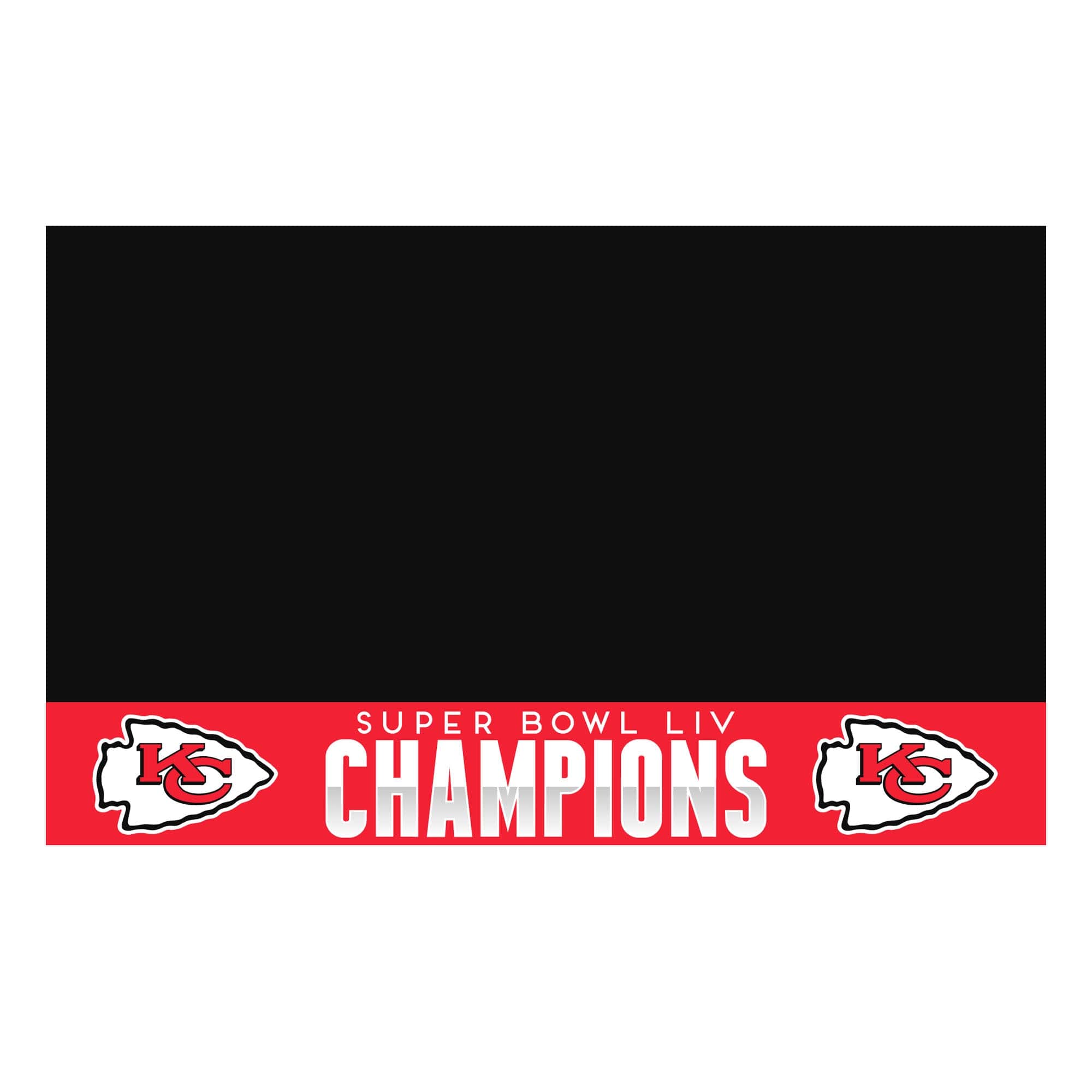 Kansas City Chiefs Vinyl Grill Mat - 26in. x 42in., 2020 Super Bowl LIV Champions - Kansas City Chiefs