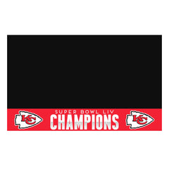 Kansas City Chiefs Vinyl Grill Mat - 26in. x 42in., 2020 Super Bowl LIV Champions - Kansas City Chiefs