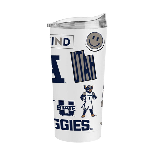 Utah State 20oz Native Powder Coat Tumbler - Logo Brands - Flyclothing LLC