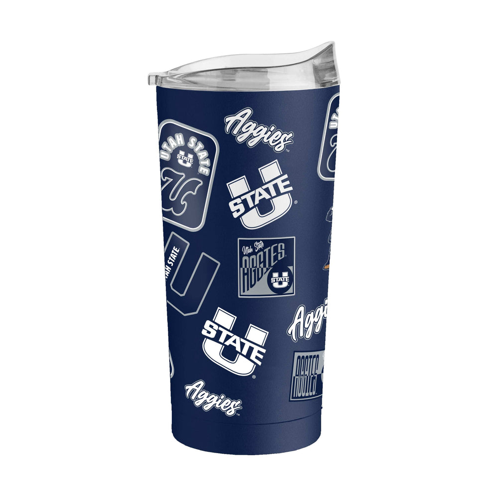Utah State 20oz Dreamweave Powder Coat Tumbler - Logo Brands - Flyclothing LLC