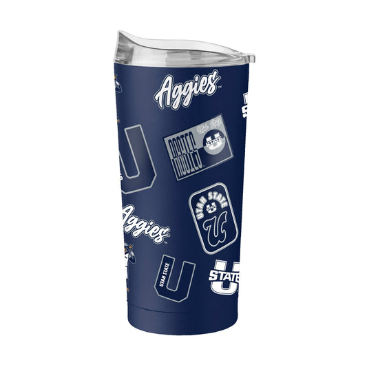 Utah State 20oz Dreamweave Powder Coat Tumbler - Logo Brands - Flyclothing LLC