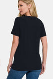 Zenana Full Size Crew Neck Short Sleeve T-Shirt - Trendsi - Flyclothing LLC