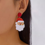 Christmas Acrylic Dangle Earrings - Trendsi - Flyclothing LLC