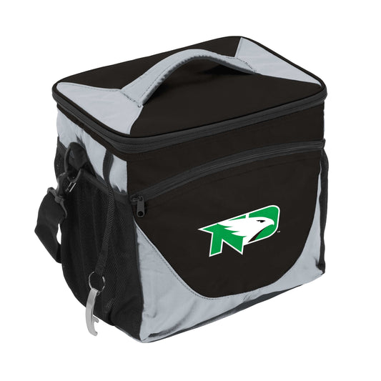North Dakota Black 24 Can Cooler - Logo Brands - Flyclothing LLC