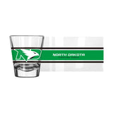 North Dakota 2oz Stripe Shot Glass - Logo Brands - Flyclothing LLC