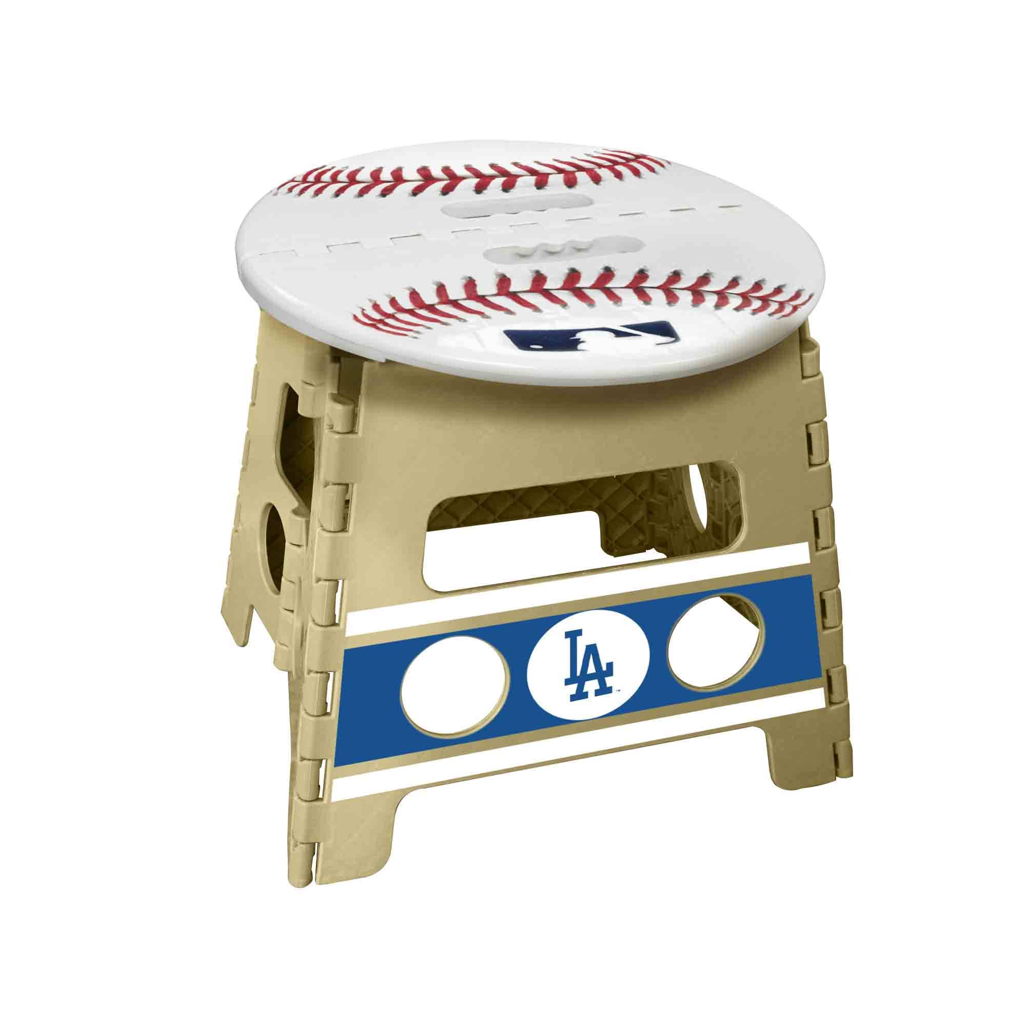 Los Angeles Dodgers Folding Step Stool - 13in. Rise - Los Angeles Dodgers