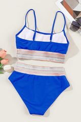 Scoop Neck Spaghetti Strap Bikini Set - Trendsi - Flyclothing LLC