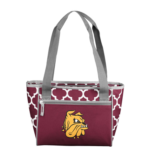 MN Duluth Quatrefoil 16 Can Cooler Tote - Logo Brands - Flyclothing LLC