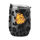 Minnesota Duluth Leopard 16oz Black Powdercoat Curved Beverage - Logo Brands - Flyclothing LLC
