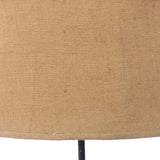 11 X 15 X 27.75 Tan Country Cottage With Blooming Flower Pedestal - Table Lamp - Homeroots - Flyclothing LLC