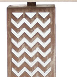 6 X 6 X 27.5 Tan Metal Mirror - Table Lamp - Homeroots - Flyclothing LLC