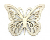 23" X 19" X 4" Light Yellow Rustic Butterfly Wooden Wall Decor - Homeroots - Flyclothing LLC