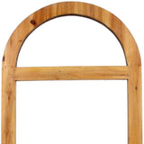 Brown Arch Accent Mirror - Homeroots