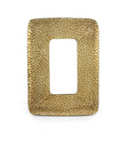 28" Gold Metal Framed Accent Mirror - Homeroots