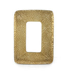 28" Gold Metal Framed Accent Mirror - Homeroots