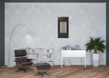 40" X 20" X 3" Black & Brown Facial-Makeup Patterned Plaque - Wall Decor - Homeroots