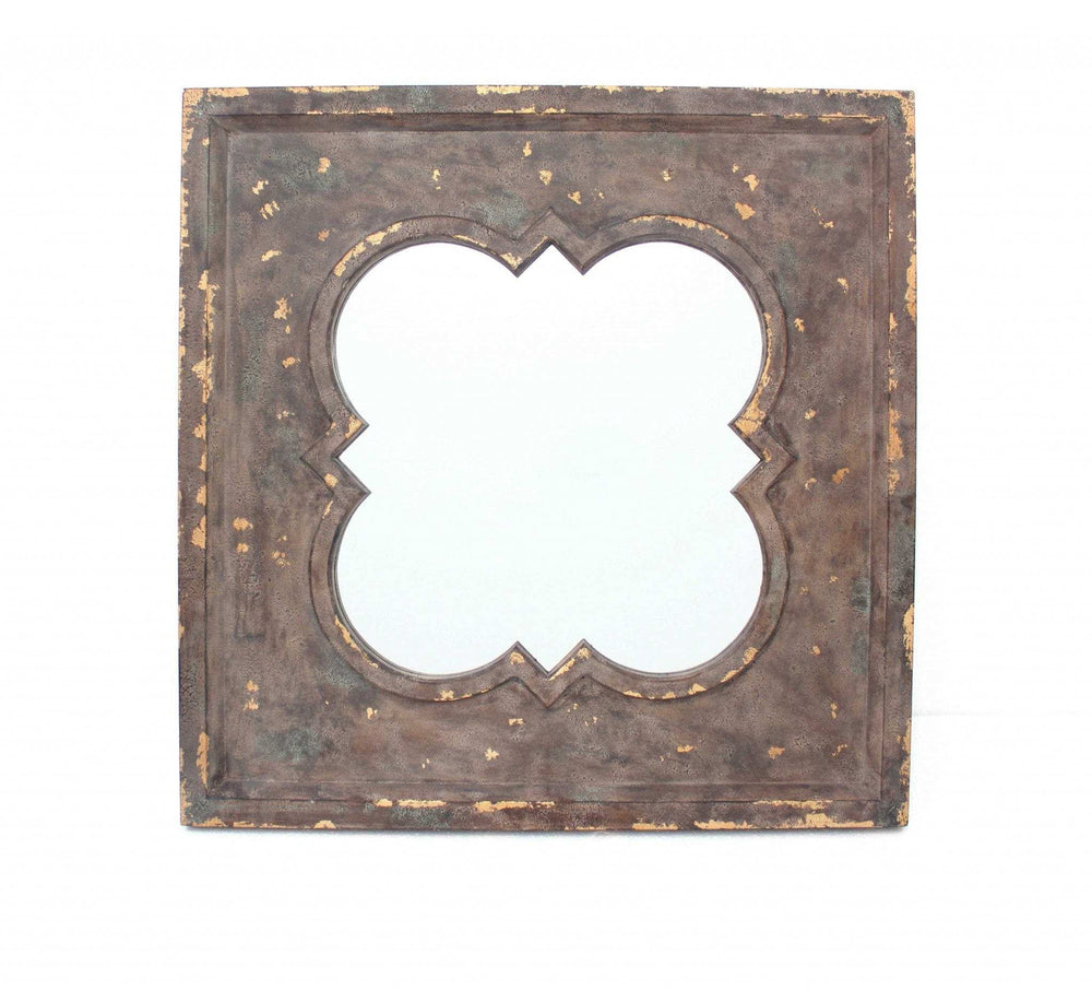 Bronze Square Accent Mirror - Homeroots - Flyclothing LLC