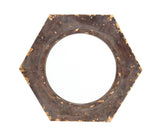 Bronze Hexagon Accent Mirror - Homeroots
